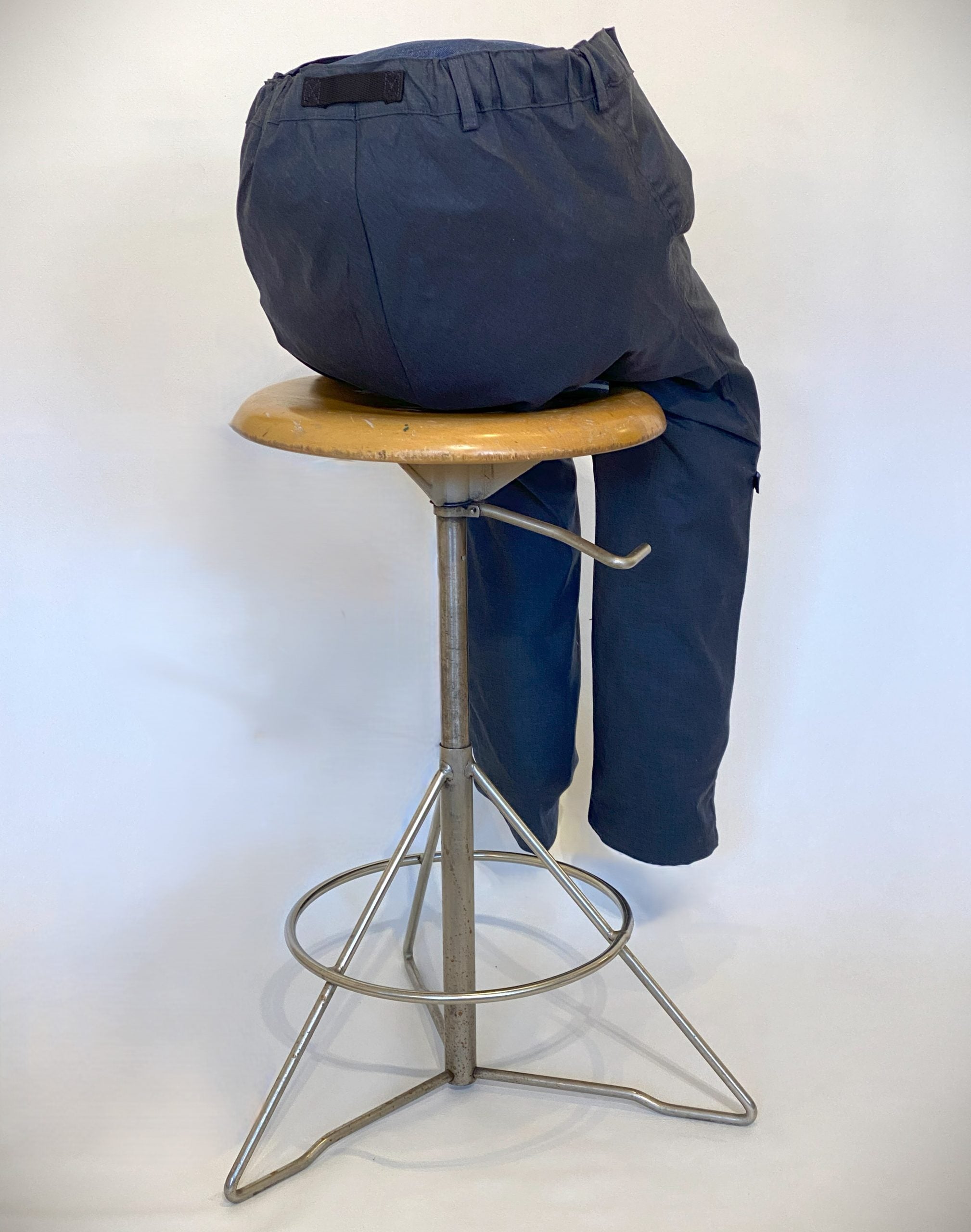 PLAIN - blå bomullsbyxa