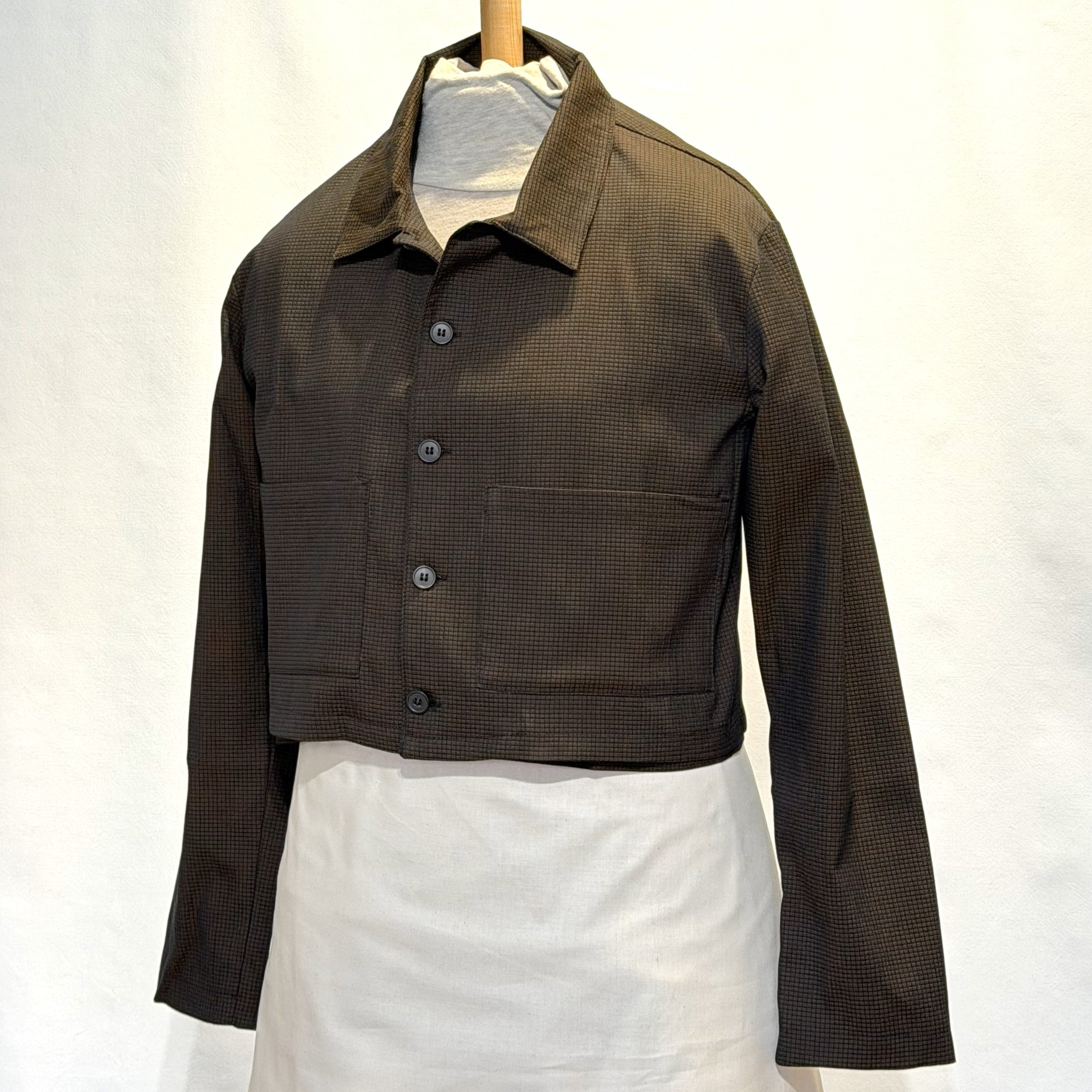 Jacka i kort modell rutig